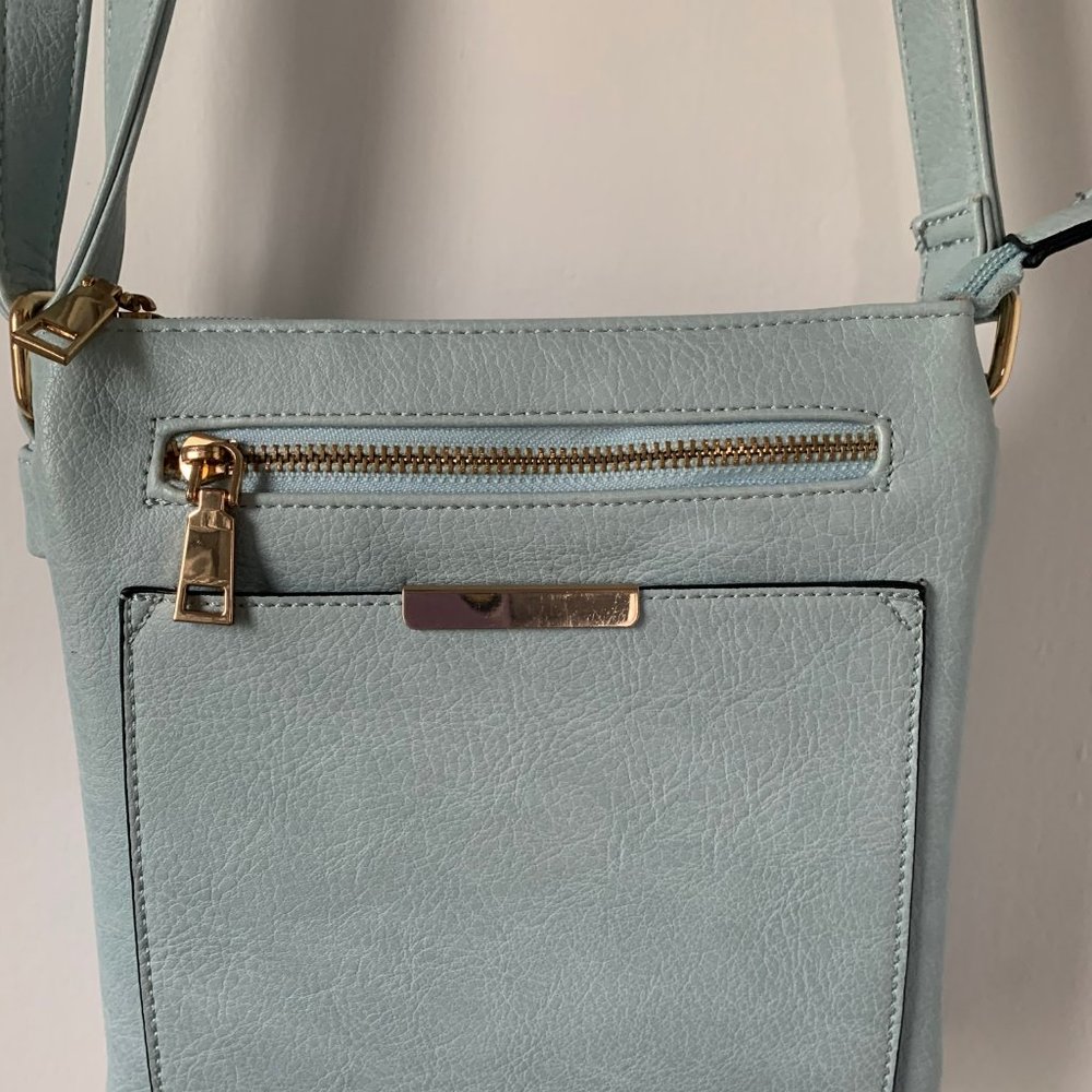 Sky Blue Crossbody Bag - Picture 2 of 3